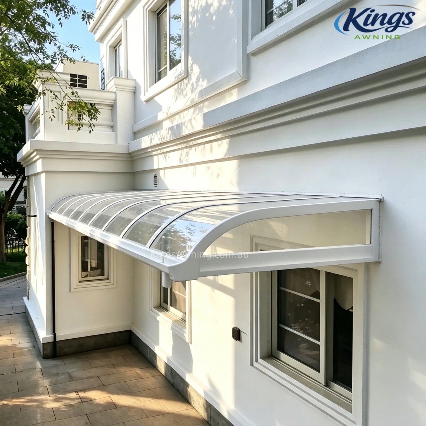 Aluminium Frame Awning(White) - outdoor awning - product detail image 5 - Kings Awning Australia