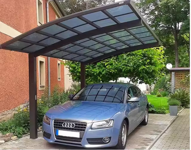Aluminium L Shape Cantilever Single Carport Kit