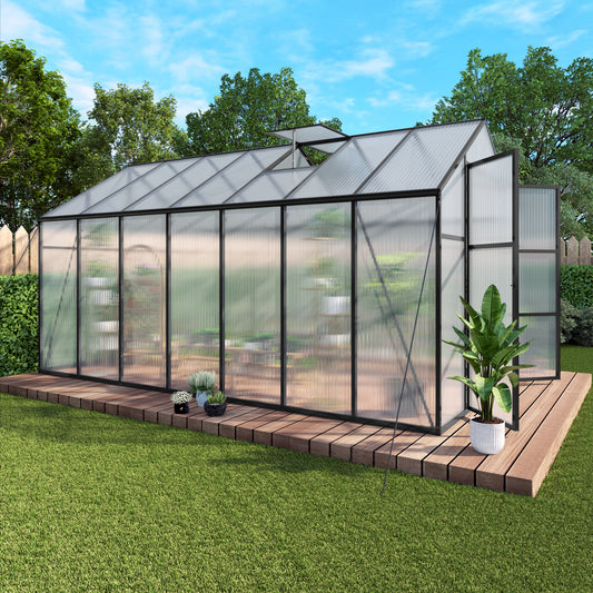 8x14 FT(2.43*4.26m) Black - greenhouse kit - product detail image 2 - Kings Awning Australia