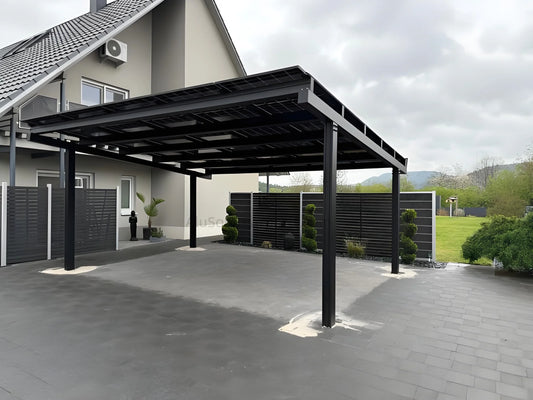Double Solar Carport Ultra - carport - product detail image 2 - Kings Awning Australia