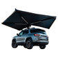 SUV with large black awning attachment, Kings Awning outdoor carport accessory