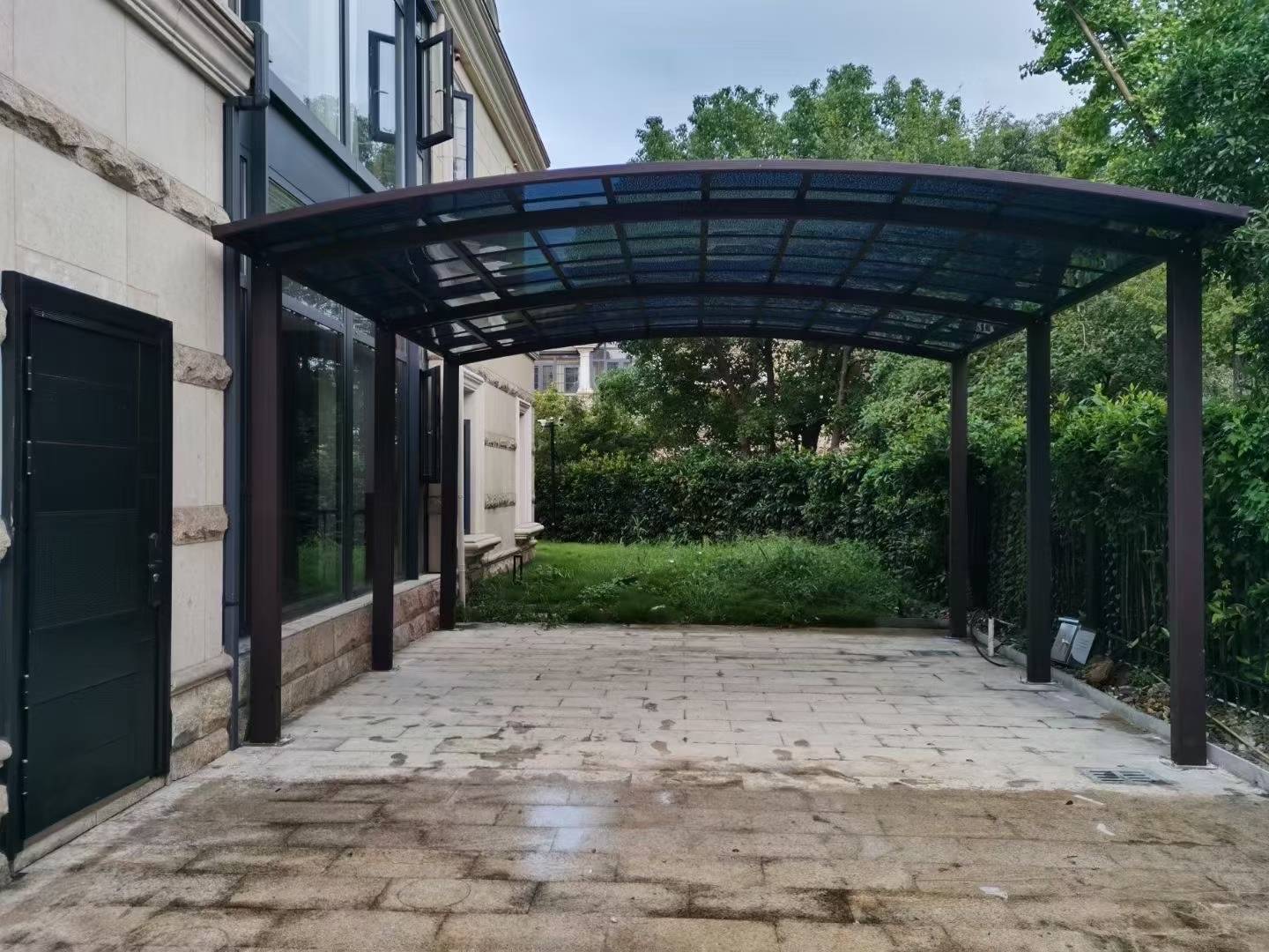 Aluminium M-Shape Design Carport for 2 Cars