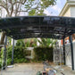 Aluminium M-Shape Design Carport for 2 Cars