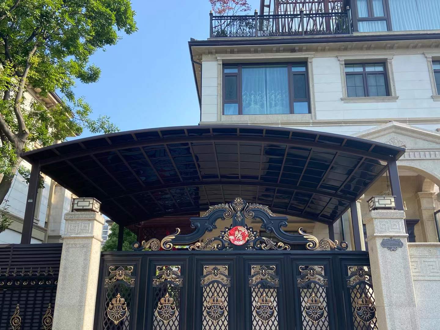 Aluminium M-Shape Design Carport for 2 Cars