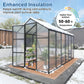 6x12FT(1.83*3.66m) Black - greenhouse kit - product detail image 5 - Kings Awning Australia