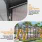 6x14FT(1.83*4.26m) Black - greenhouse kit - product detail image 9 - Kings Awning Australia