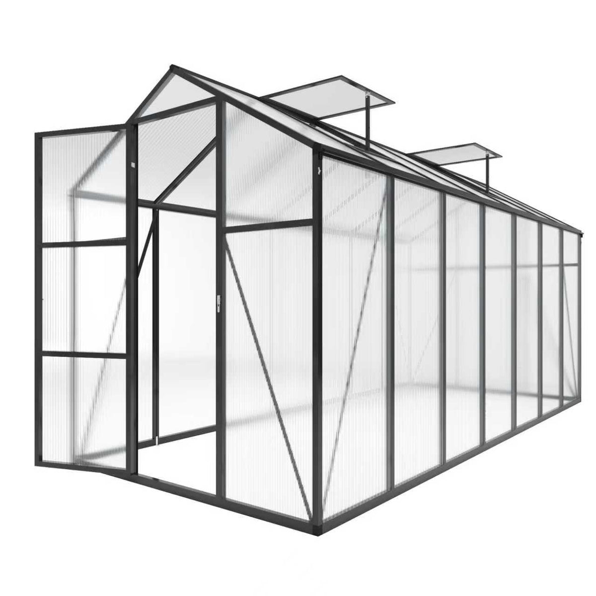 6x14FT(1.83*4.26m) Black - greenhouse kit - product detail image 11 - Kings Awning Australia