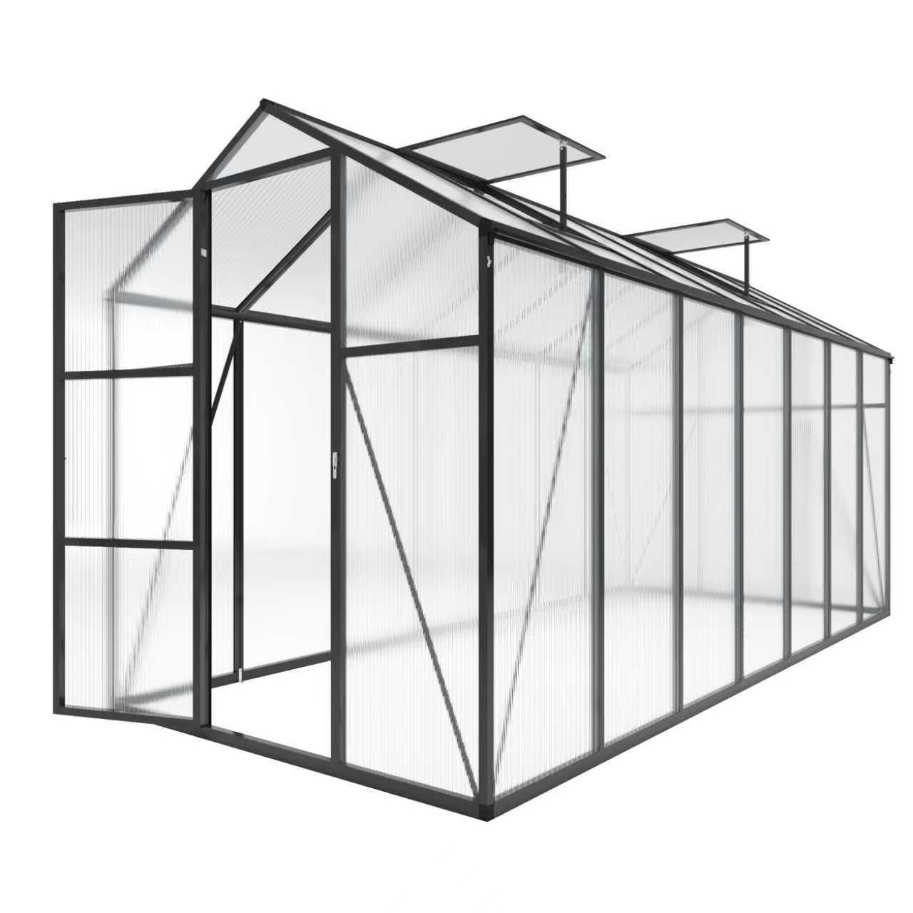 6x14FT(1.83*4.26m) Black - greenhouse kit - product detail image 11 - Kings Awning Australia