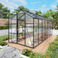 6x14FT(1.83*4.26m) Black - greenhouse kit - product detail image 2 - Kings Awning Australia