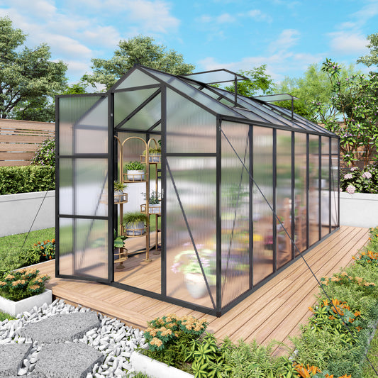 6x14FT(1.83*4.26m) Black - greenhouse kit - product detail image 2 - Kings Awning Australia