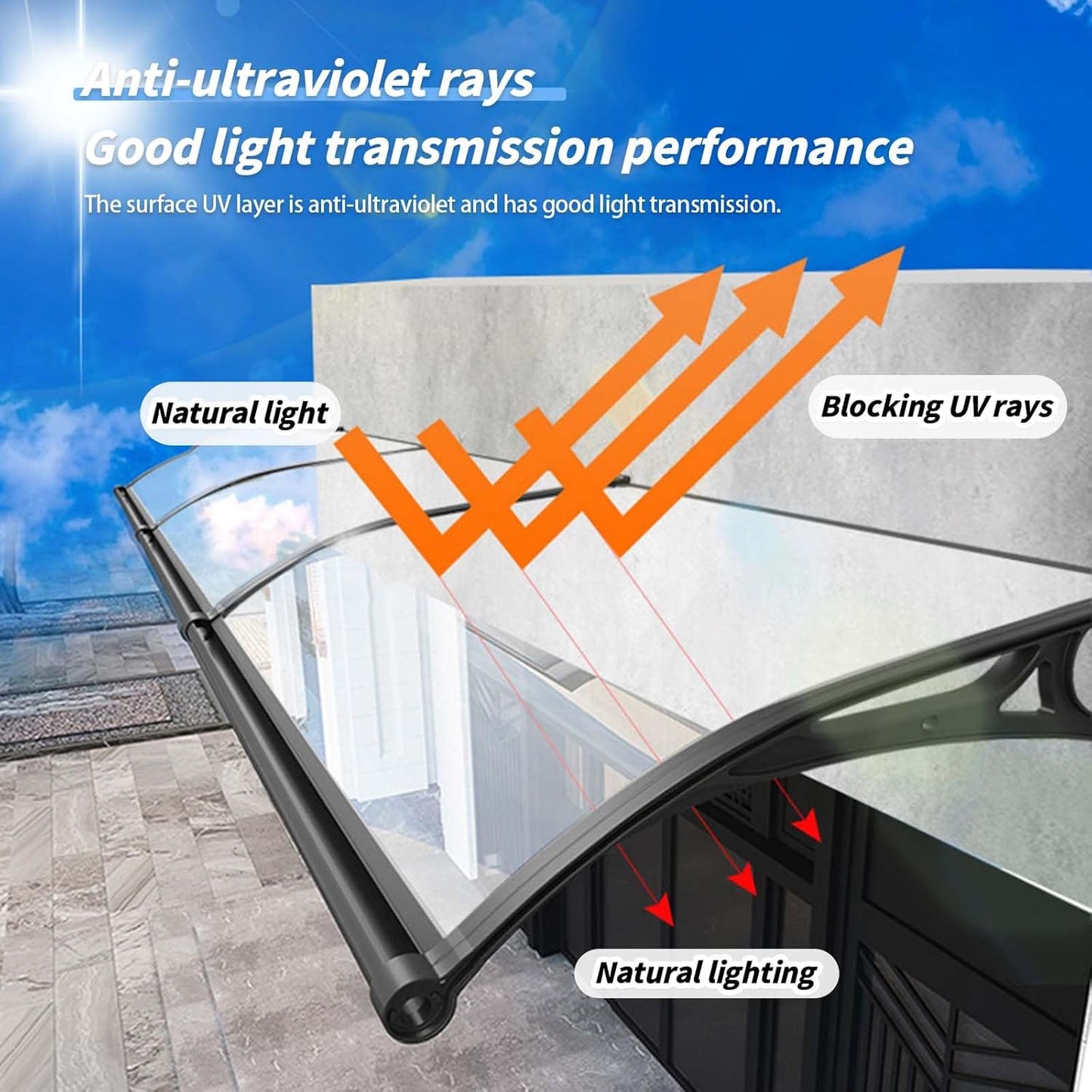 Aluminium Bracket Door Awning Window Canopy