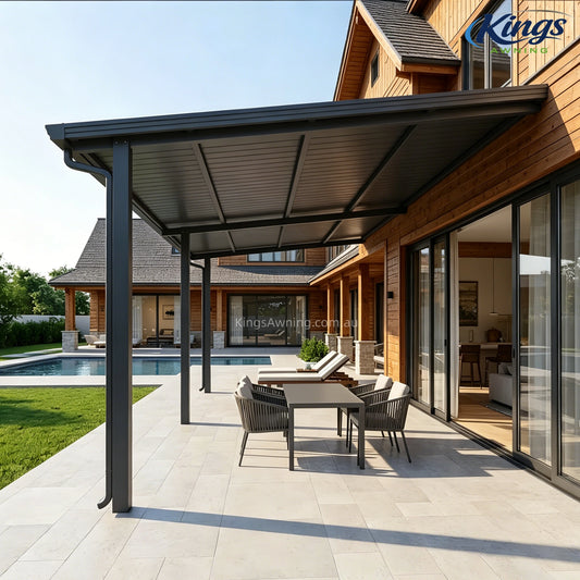 Insulated Carports, Patio Covers & Pergolas GREY - carport - main product image - Kings Awning Australia