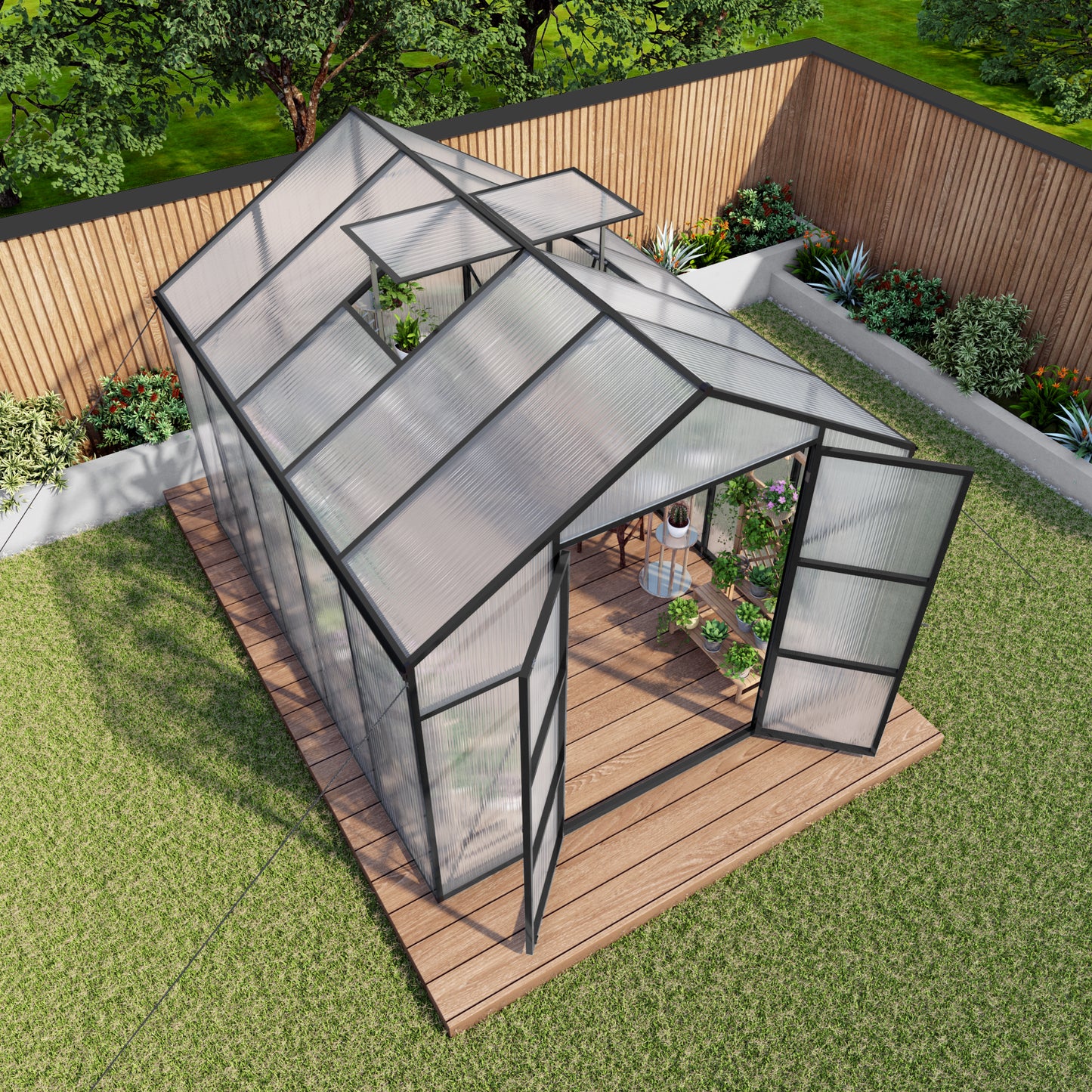 8x10 FT(2.43*3m) Black