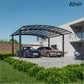 M-Shape Double Carport(Black)