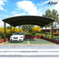 M-Shape Double Carport(Champagne)