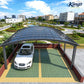 M-Shape Double Carport(Grey)