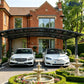 M-Shape Double Carport(Grey)