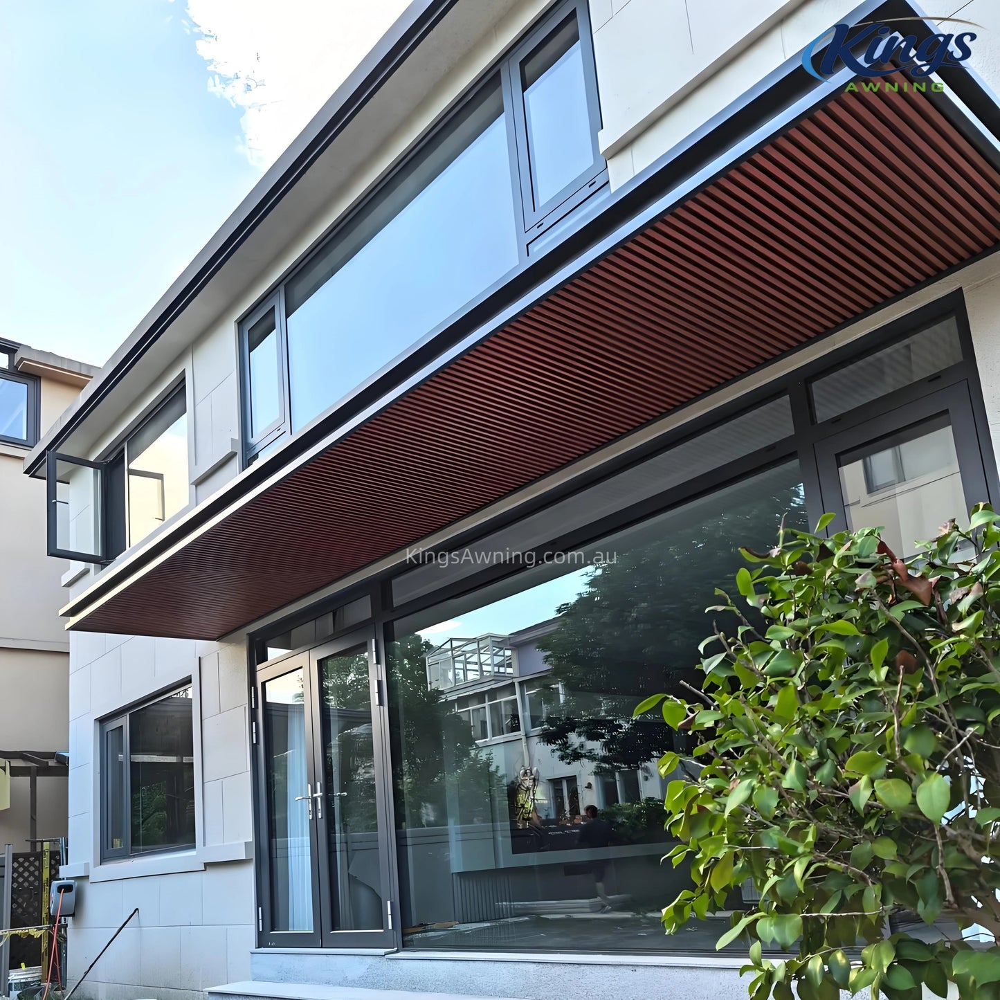 Modern Minimalist Aluminum Porch Canopy | Pre-Engineered Front Door Awning Kit