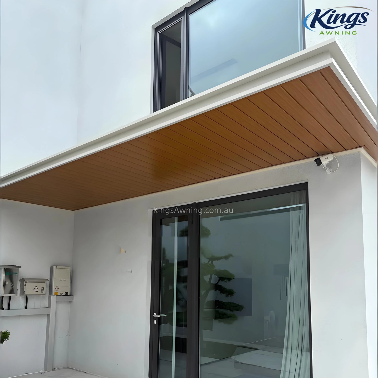 Modern Minimalist Aluminum Porch Canopy | Pre-Engineered Front Door Awning Kit