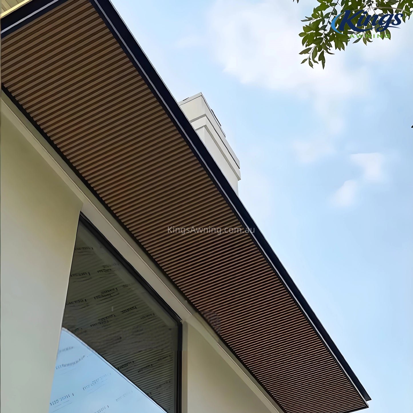 Modern Minimalist Aluminum Porch Canopy | Pre-Engineered Front Door Awning Kit