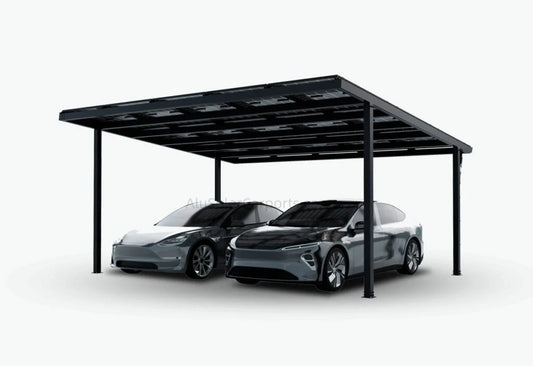 Double Solar Carport S2 - carport - main product image - Kings Awning Australia