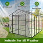 10x12 FT(3*3.66m) Black