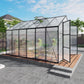 8x12 FT(2.43*3.66m) Black - greenhouse kit - product detail image 3 - Kings Awning Australia