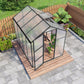 6x8 FT (1.8x2.4m) Black