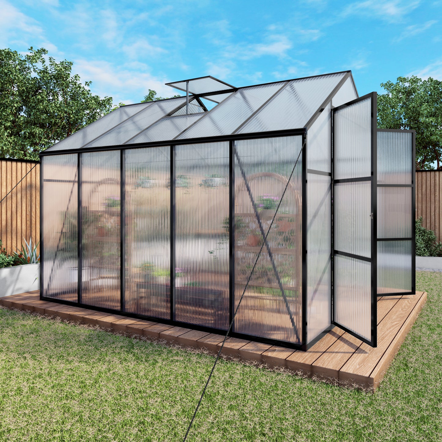8x10 FT(2.43*3m) Black