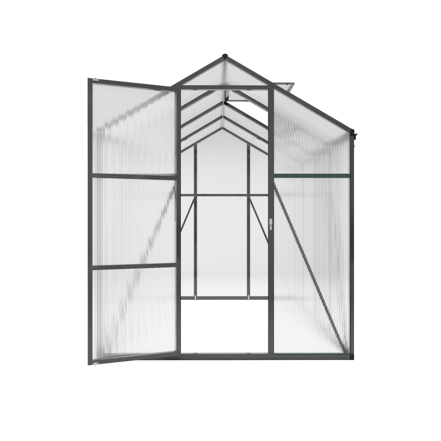 6x8 FT (1.8x2.4m) Black