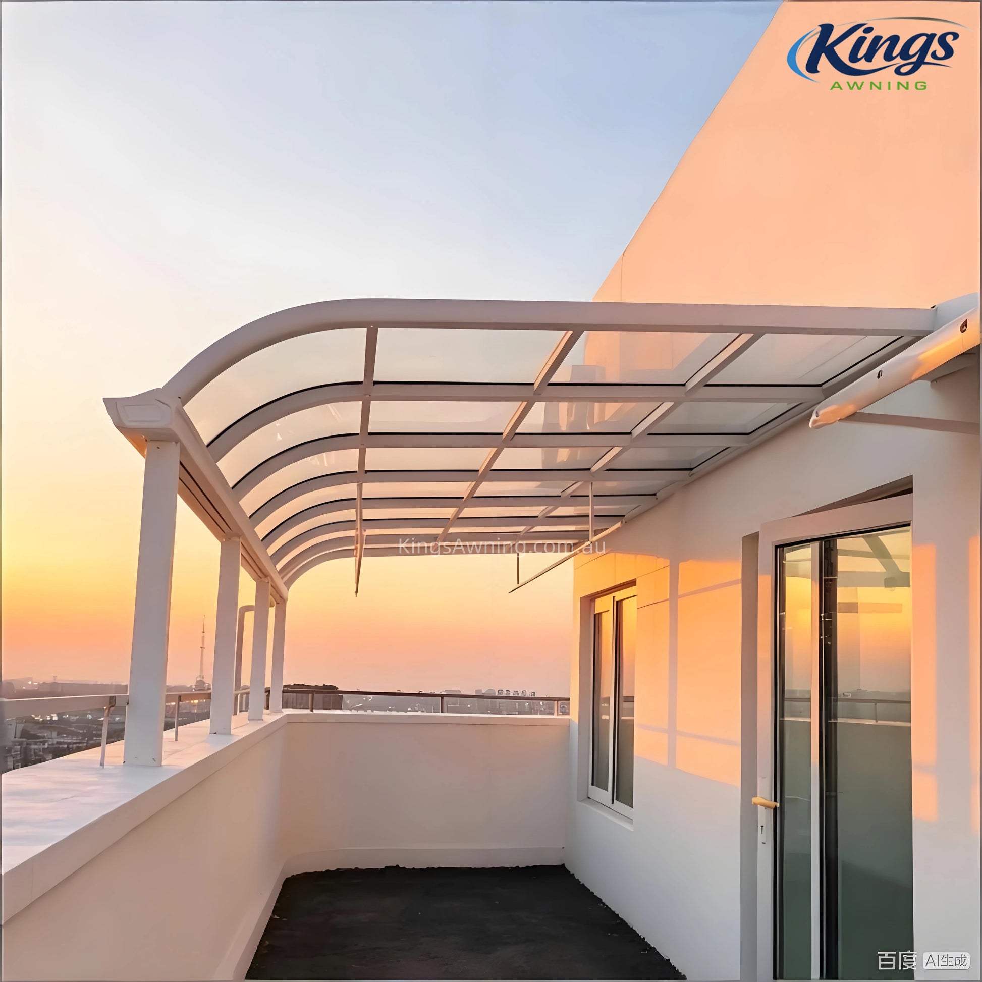 Patio Cover Kit(White) - Patio Covers - product detail image 5 - Kings Awning Australia