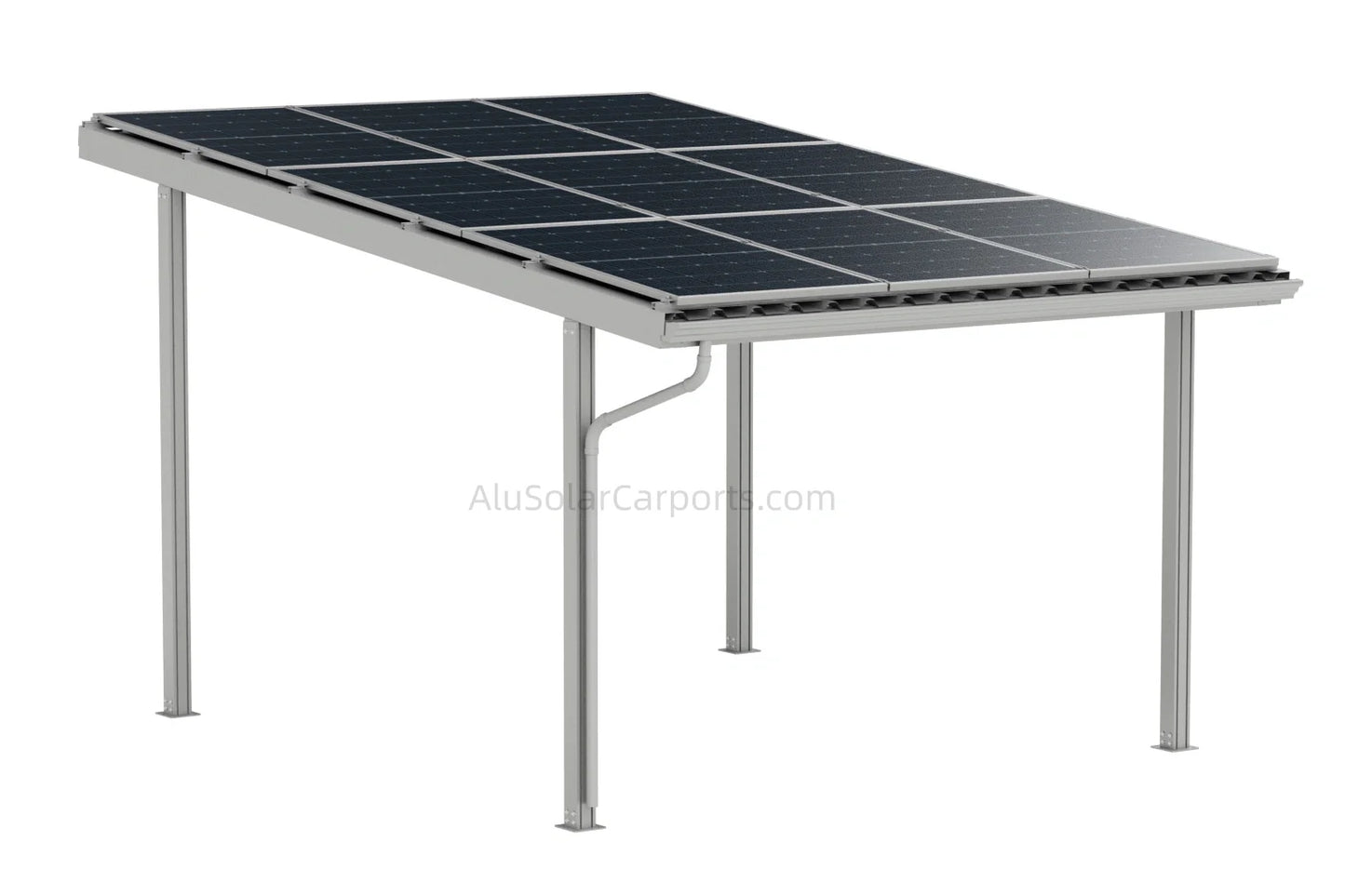 Single Solar Carport S1 - carport - product detail image 10 - Kings Awning Australia