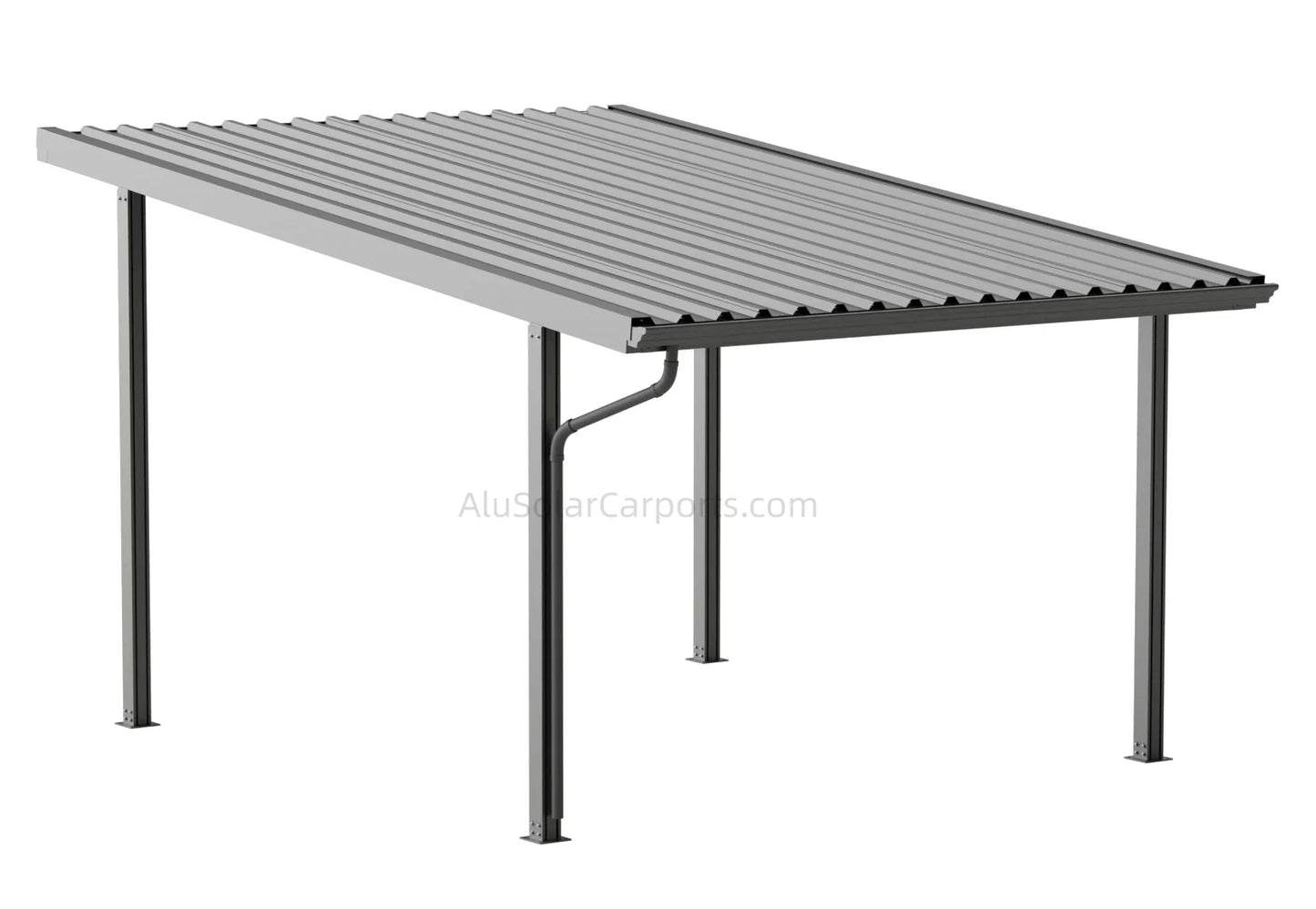Single Solar Carport S1 - carport - product detail image 11 - Kings Awning Australia