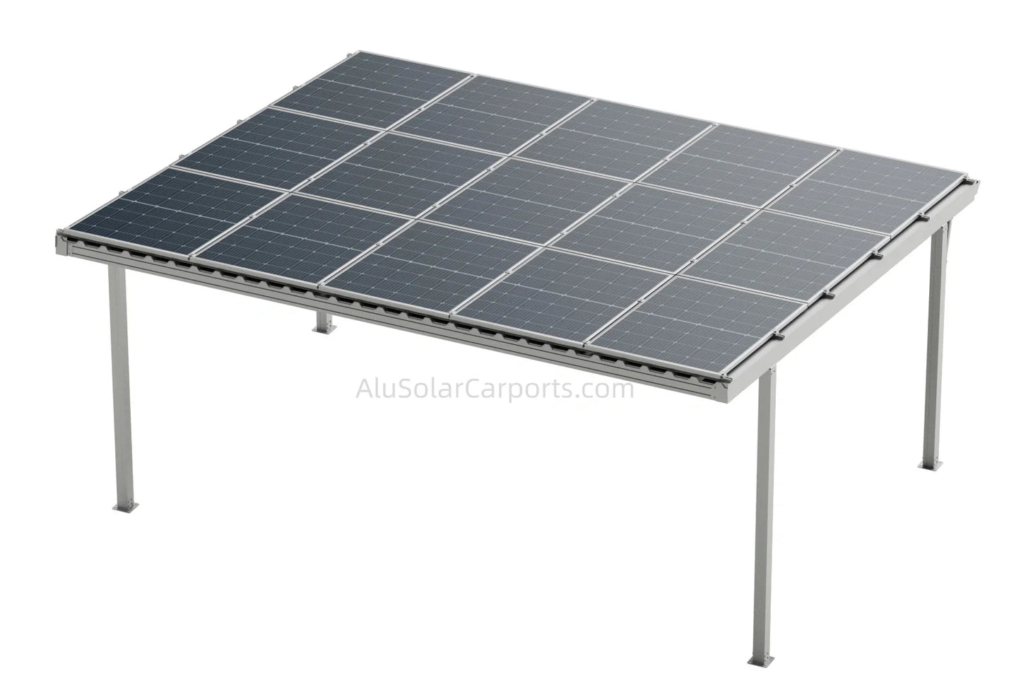 Single Solar Carport S1 - carport - product detail image 12 - Kings Awning Australia