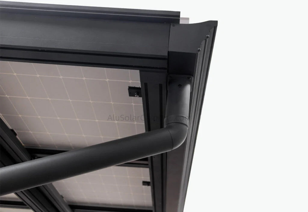 Single Solar Carport S1 - carport - product detail image 9 - Kings Awning Australia