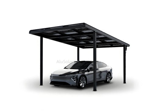 Single Solar Carport S1 - carport - main product image - Kings Awning Australia