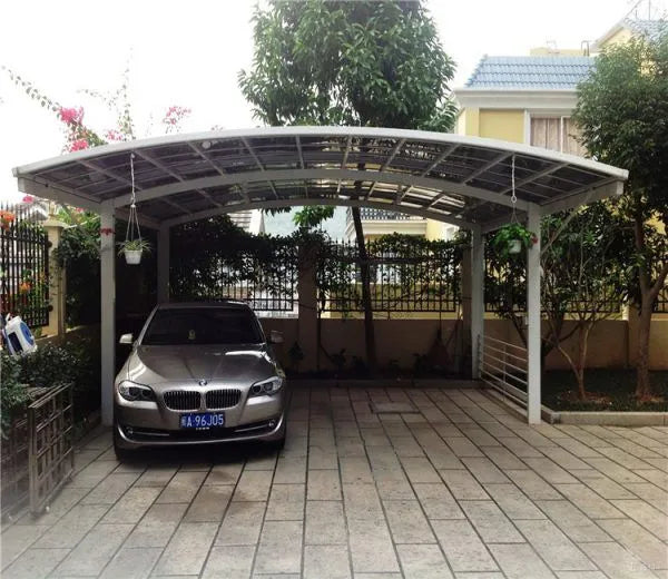 Aluminium M-Shape Design Carport for 2 Cars