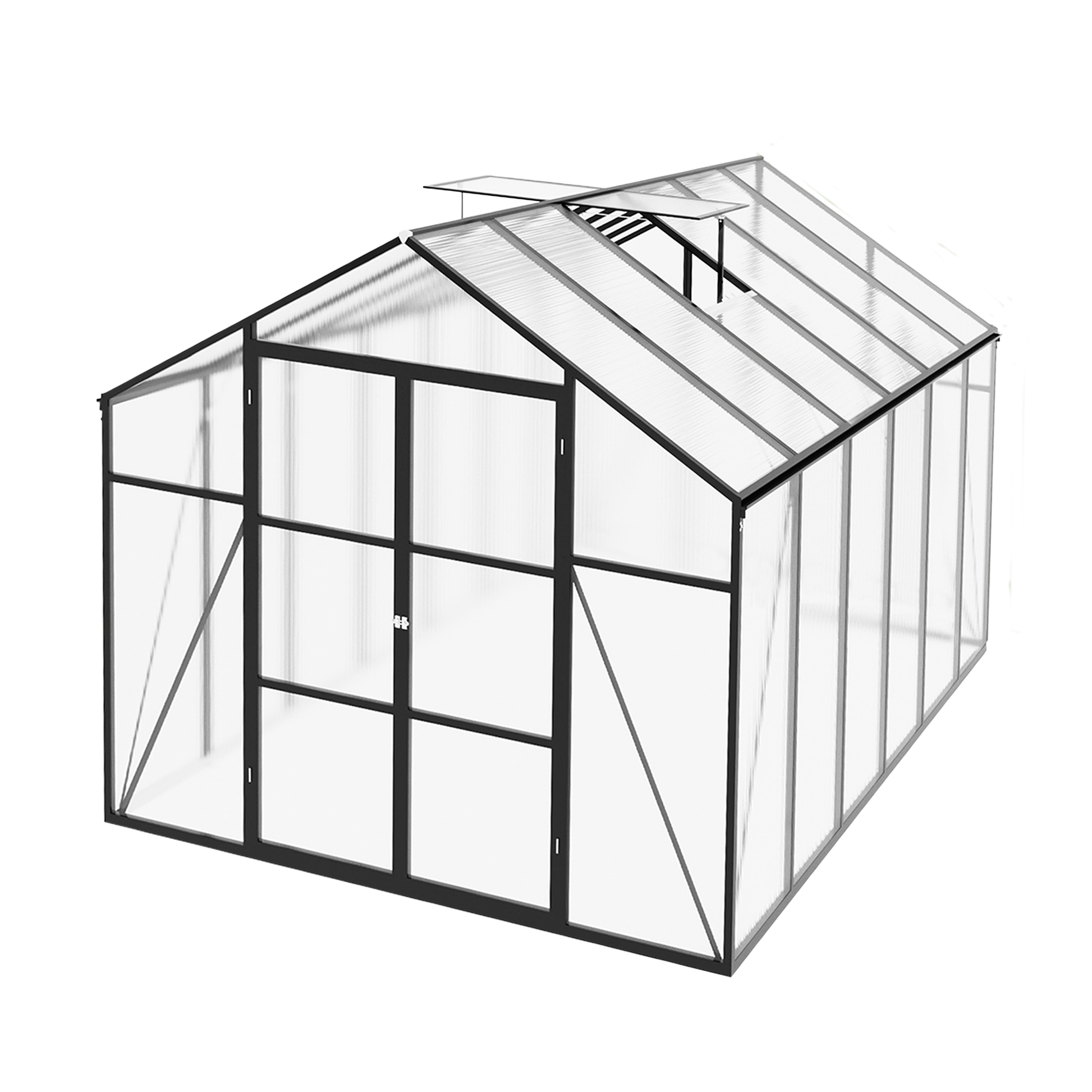 8x12 FT(2.43*3.66m) Black - greenhouse kit - product detail image 12 - Kings Awning Australia