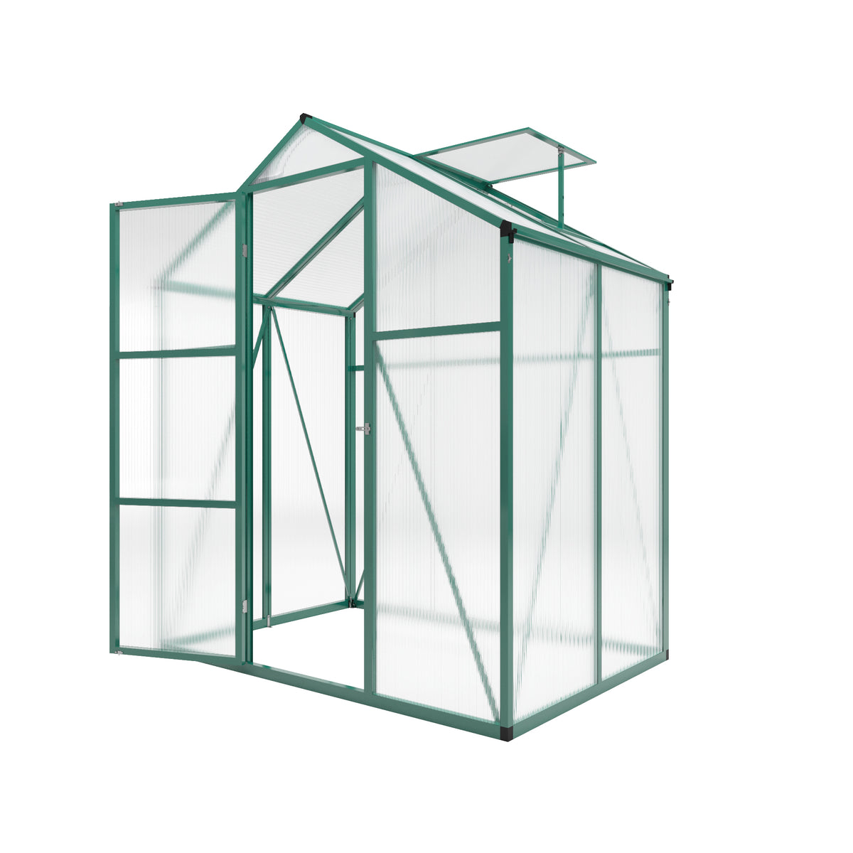 6x4 FT(1.83*1.21m) Green - greenhouse kit - product detail image 10 - Kings Awning Australia