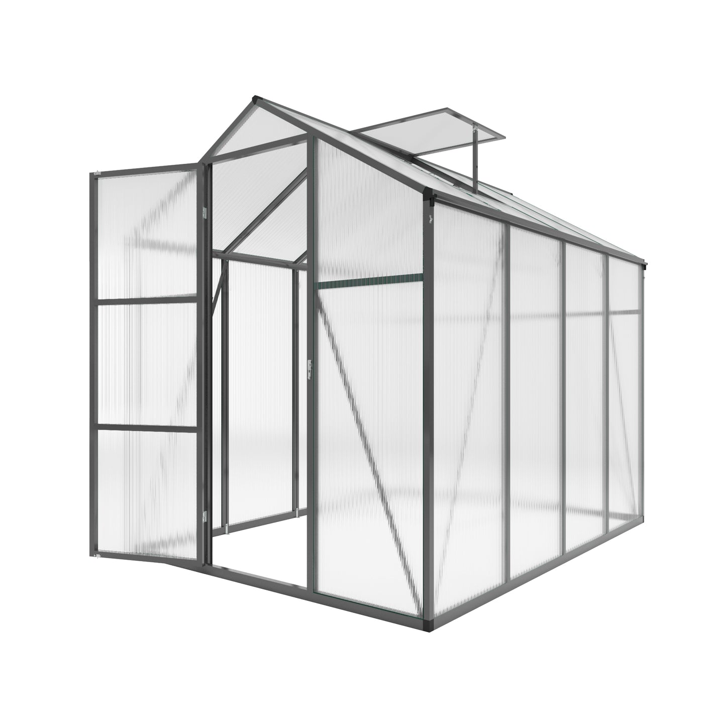 6x8 FT (1.8x2.4m) Black
