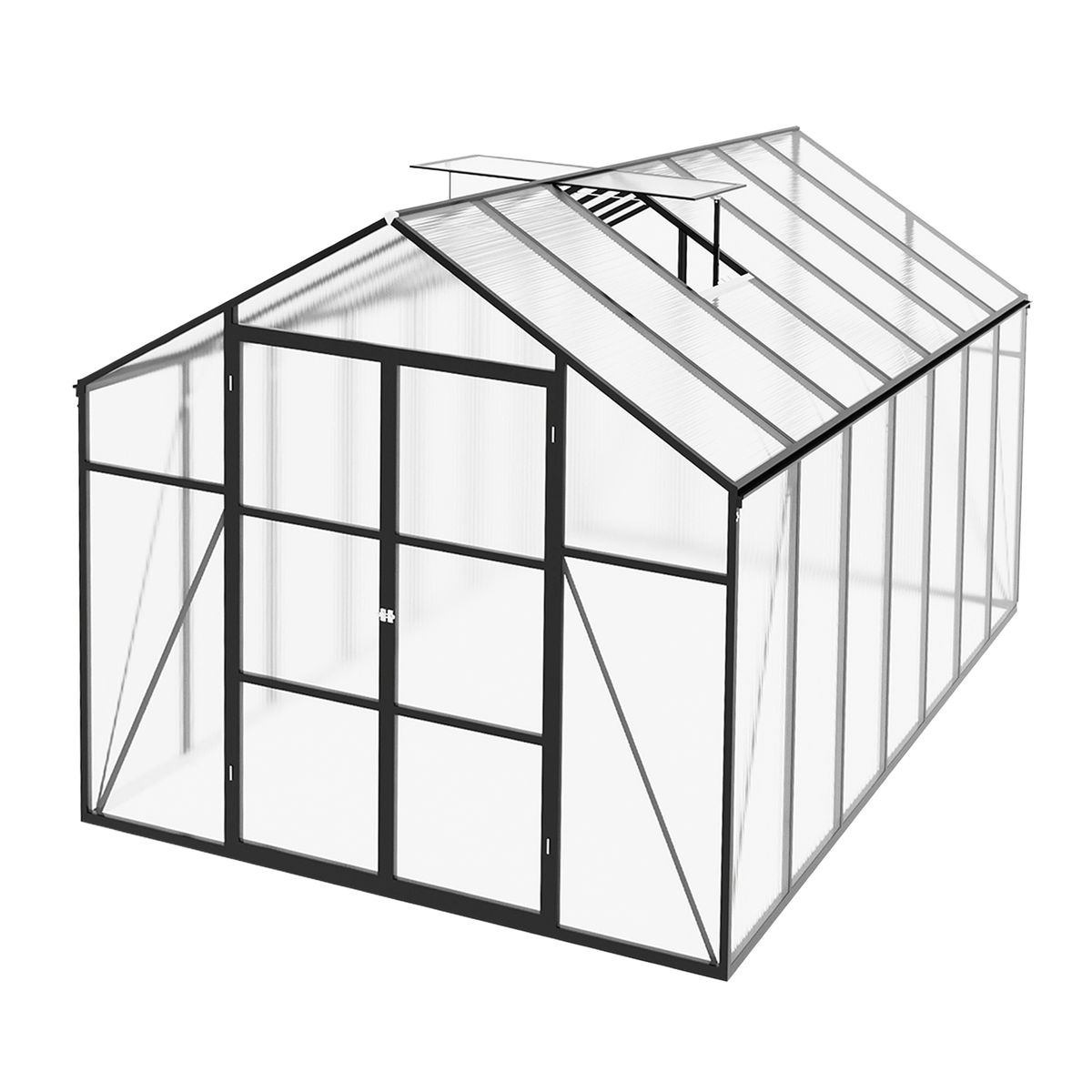 8x14 FT(2.43*4.26m) Black - greenhouse kit - product detail image 10 - Kings Awning Australia