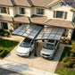 Y Shape Double Carport Kit - Grey - carport - product detail image 3 - Kings Awning Australia