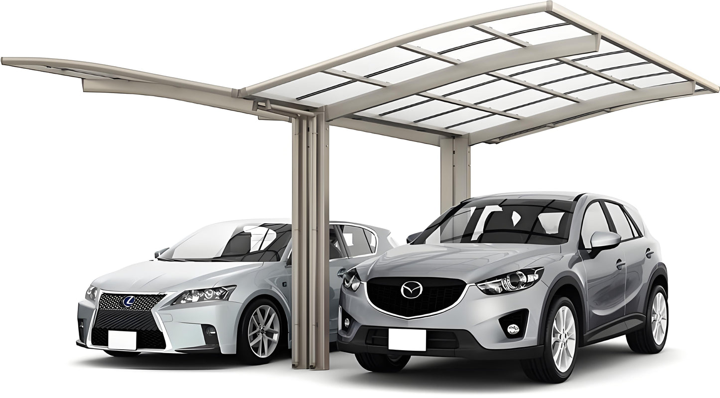 Aluminium Y Shape Double Carport Kit