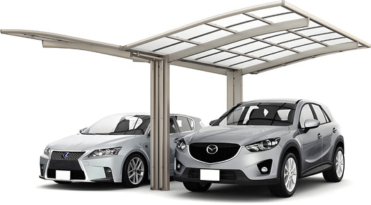 Aluminium Y Shape Double Carport Kit