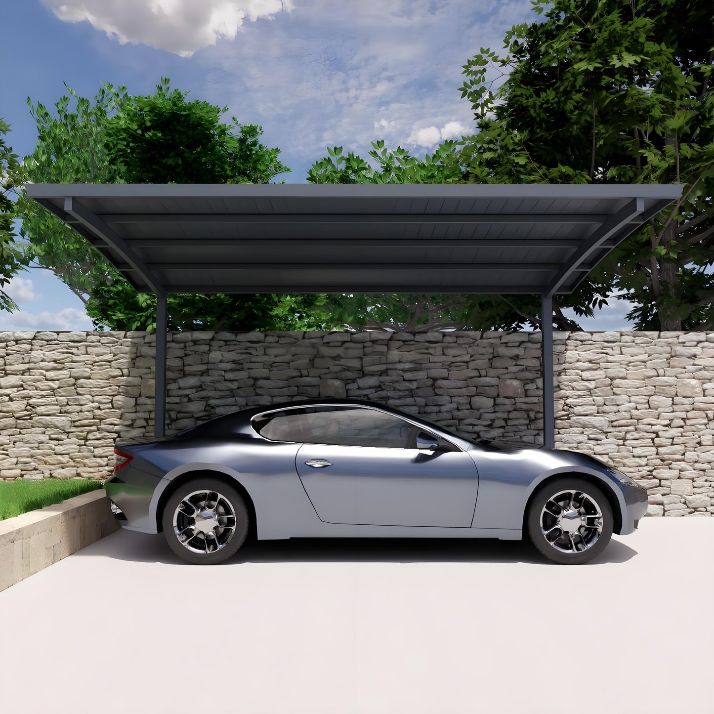 Insulated Carports, Patio Covers & Pergolas GREY