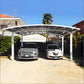 Aluminium M-Shape Design Carport for 2 Cars