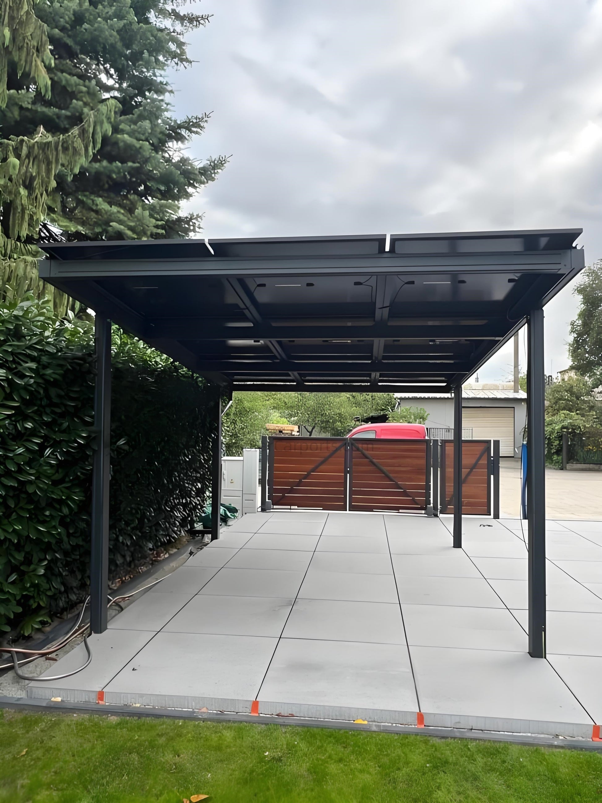Single Solar Carport Ultra - carport - product detail image 4 - Kings Awning Australia