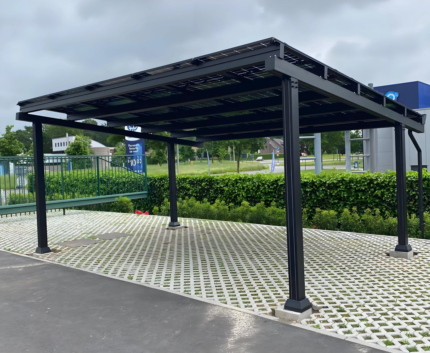 Double Solar Carport Ultra - carport - product detail image 6 - Kings Awning Australia
