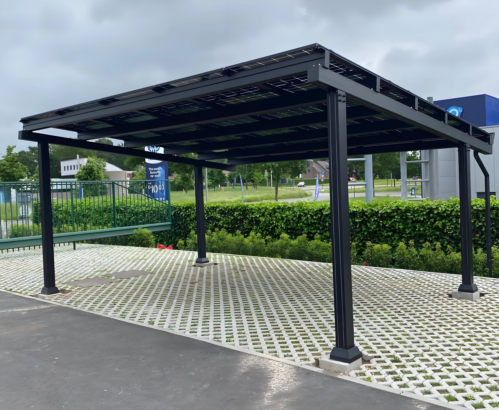 Double Solar Carport Ultra - carport - product detail image 6 - Kings Awning Australia