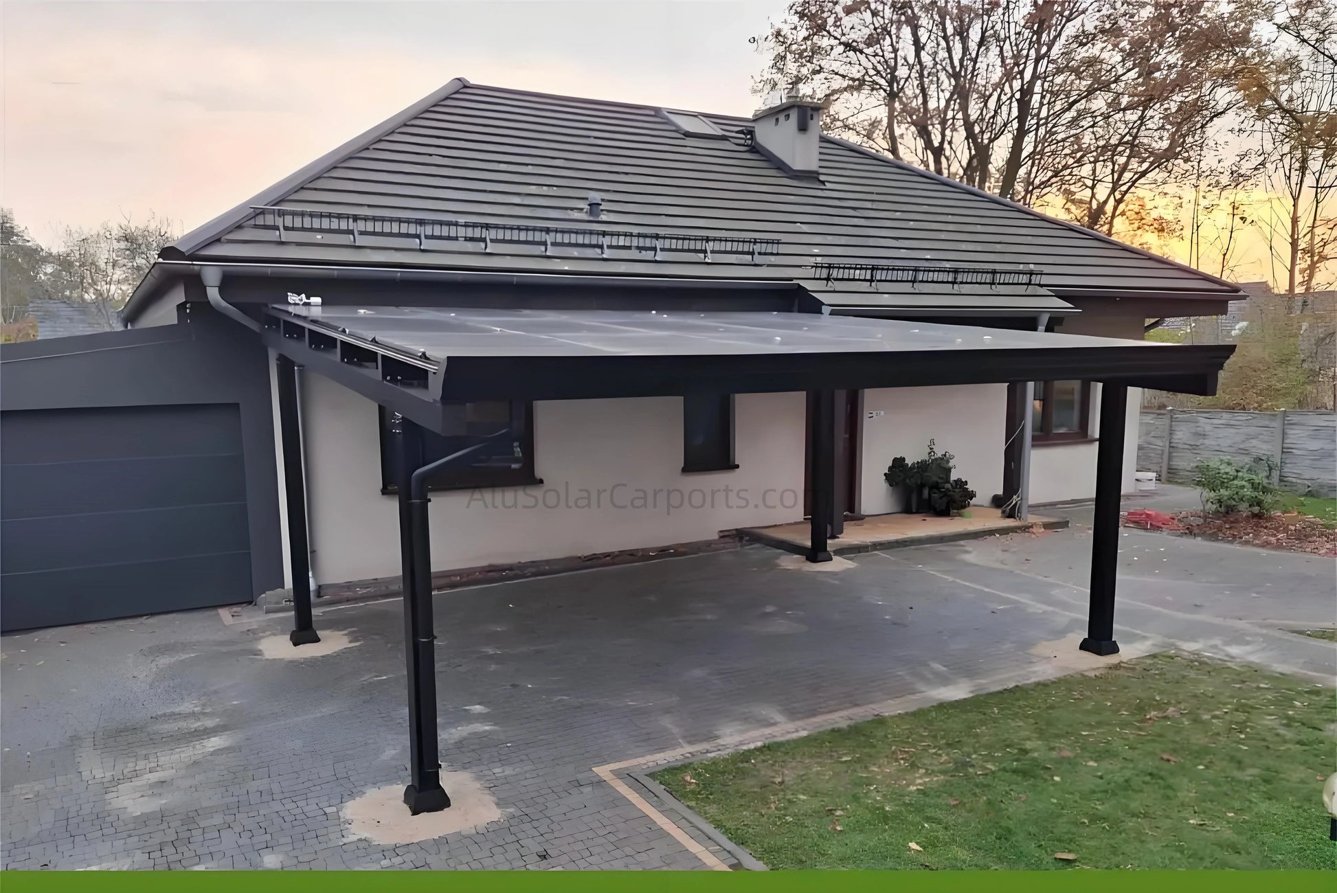 Double Solar Carport Ultra - carport - product detail image 5 - Kings Awning Australia